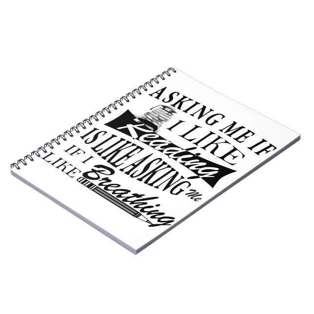 Carnet Me Demander Si J'Aime Lire, C'Est Comme Me Demande (Côté gauche)