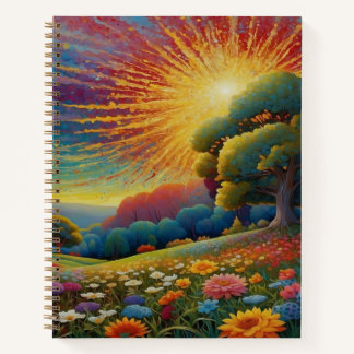 Carnet Meadow Wildflowers Colorful Art