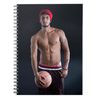 Carnet Mec Chaud Homme Sexy Tatouage Barbe Basket