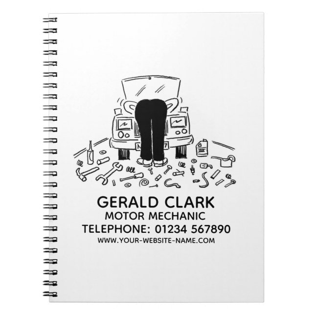 Carnet mécanique automobile (Devant)