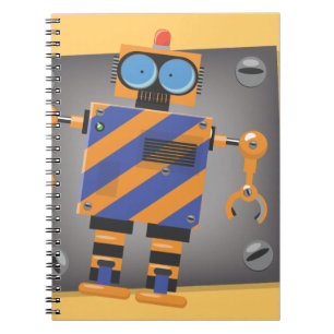 Carnet Mechanical Robot Cartoon