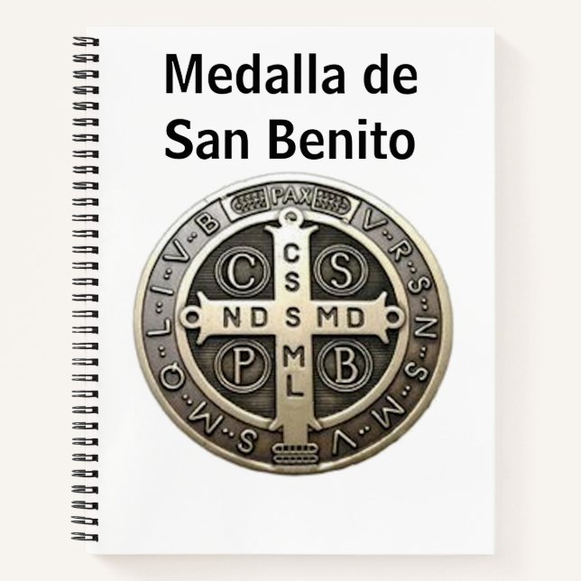 Carnet médaille de San Benito (Devant)