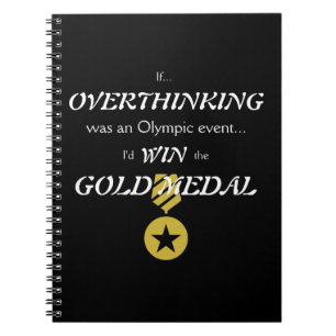 Carnet Médaille d'or Overthinking 