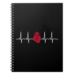 Carnet Médecin Paramedic Infirmière Cadeau Love Cardiog