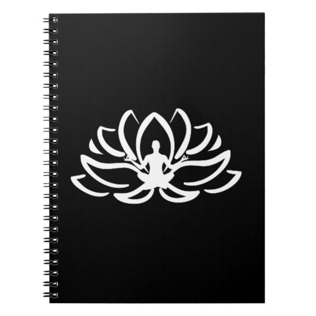 Carnet Méditation du yoga Lotus (Devant)