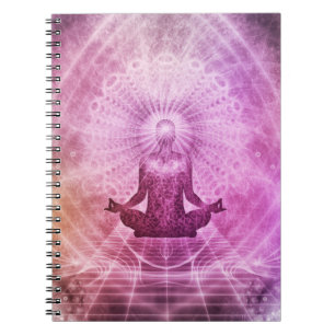 Carnet Méditation du Yoga spirituel Zen coloré