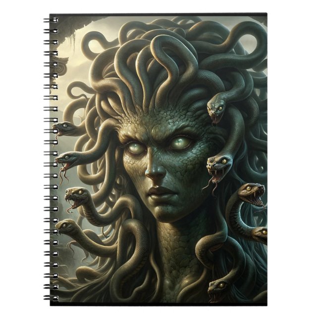 Carnet Medusa Stare de la mort Tête des serpents (Devant)