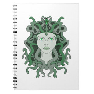 Carnet Méduse Gorgo Serpent Gorgone Monstre Mythologie Gr