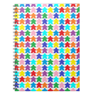 Carnet Meeples colorés