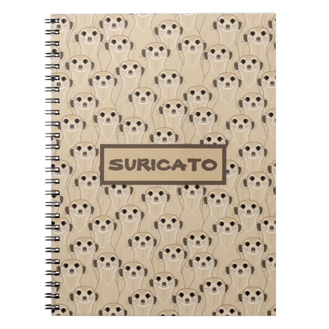 Carnet Meerkats - Suricata (Devant)