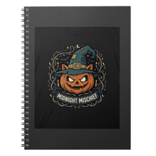 Carnet Méfait de citrouille de minuit d'Halloween