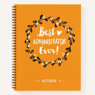 Carnet Meilleur administrateur jamais