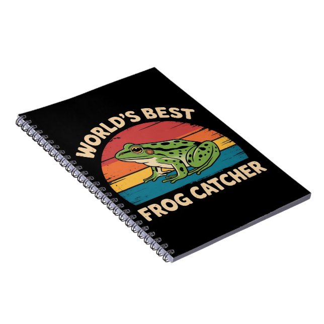 Carnet Meilleur attrapeur de grenouilles du monde Mème dr (Côté Droit)