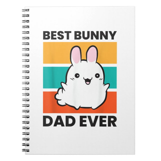 Carnet Meilleur Bunny Papa Jamais Lapin mignon lapin lapi (Devant)
