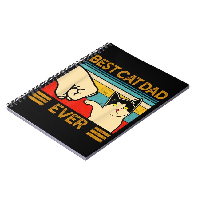 Carnet Meilleur Chat Papa Jamais Drôle Chat Papa (Côté gauche)