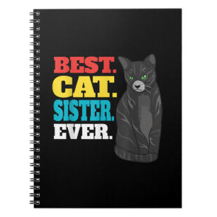 Carnet Meilleur Chat Soeur jamais Amateurs de chats Kit