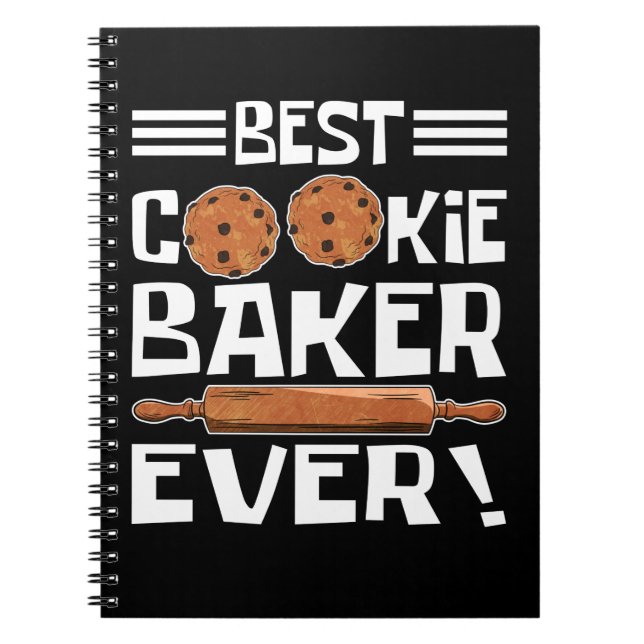Carnet Meilleur Cookie Baker jamais (Devant)