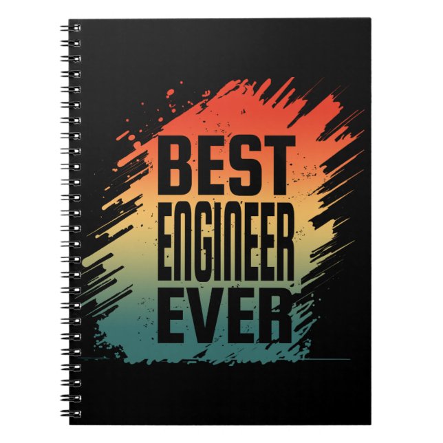 CARNET MEILLEUR INGÉNIEUR JAMAIS  (Devant)