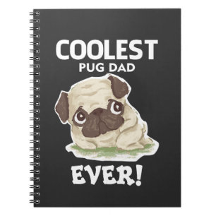 Carnet Meilleur papa de pug de tous les temps
