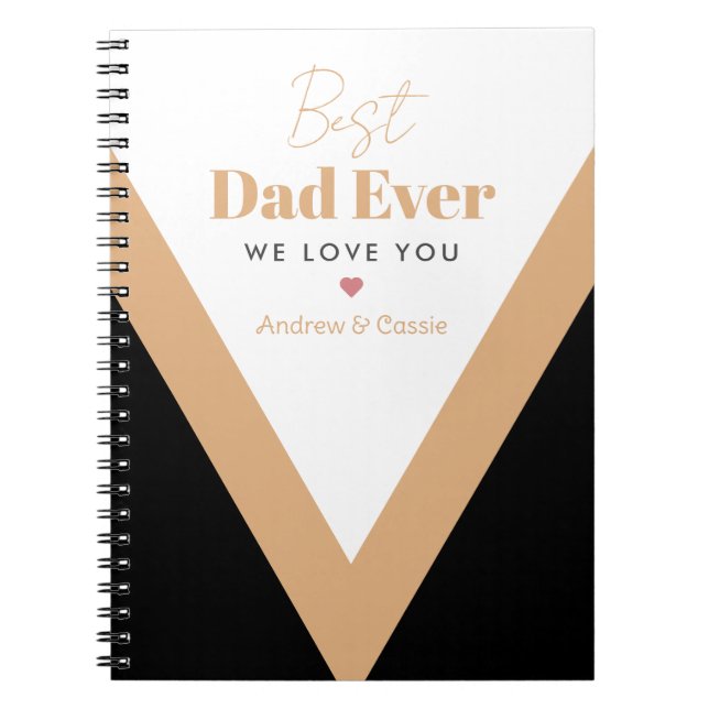 Carnet Meilleur papa du monde (Devant)