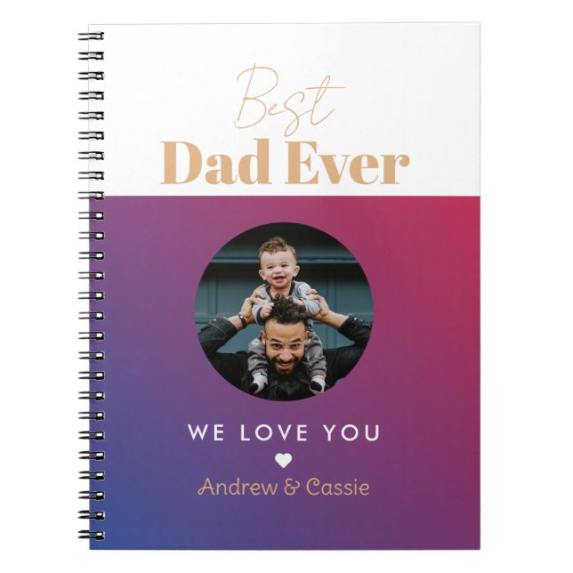 Carnet Meilleur papa du monde (Devant)