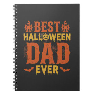 Carnet Meilleur papa Halloween de tous les temps Design v