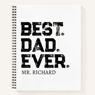 Carnet Meilleur Papa Jamais Photo Au Dos Cadeau Fête Des