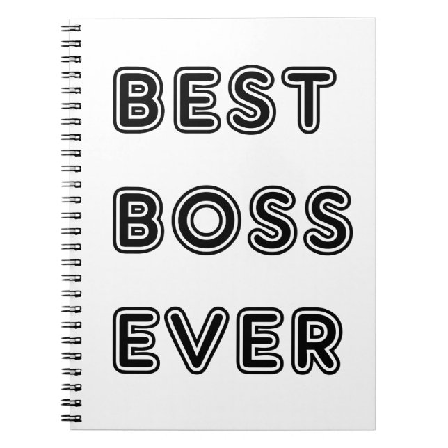 Carnet Meilleur patron jamais (Devant)