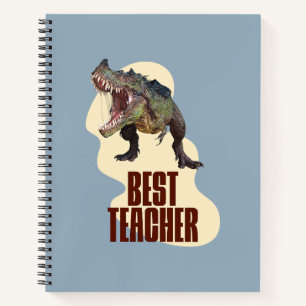 Carnet Meilleur Professeur Dinosaure Humour de Classe