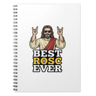 Carnet Meilleur Rosc Vintage Rock Main Religieux T-Shirt_
