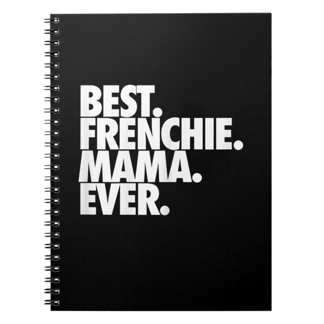 Carnet meilleure frenchie mama jamais cadeau français bul (Devant)