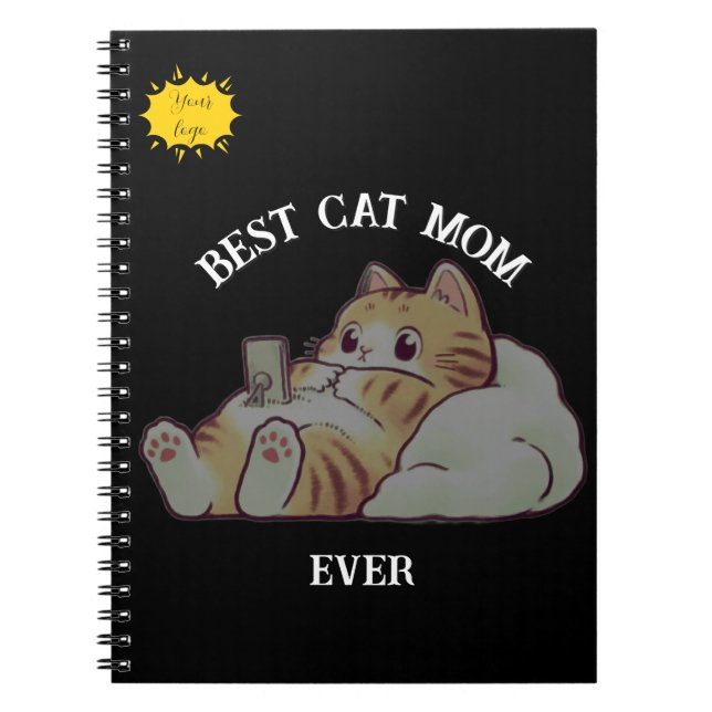 Carnet Meilleure Maman de Chat de Tous les Temps (Devant)