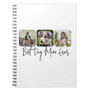 Carnet Meilleure maman de chien jamais - Collage personna