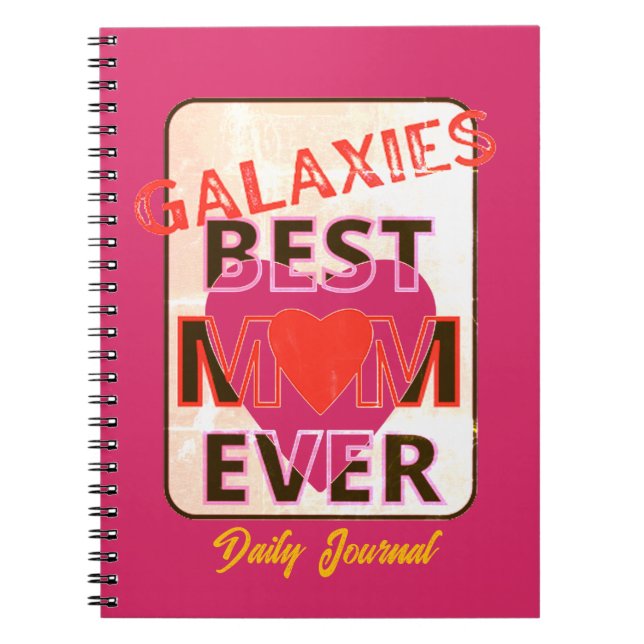 Carnet Meilleure maman de la galaxie (Devant)