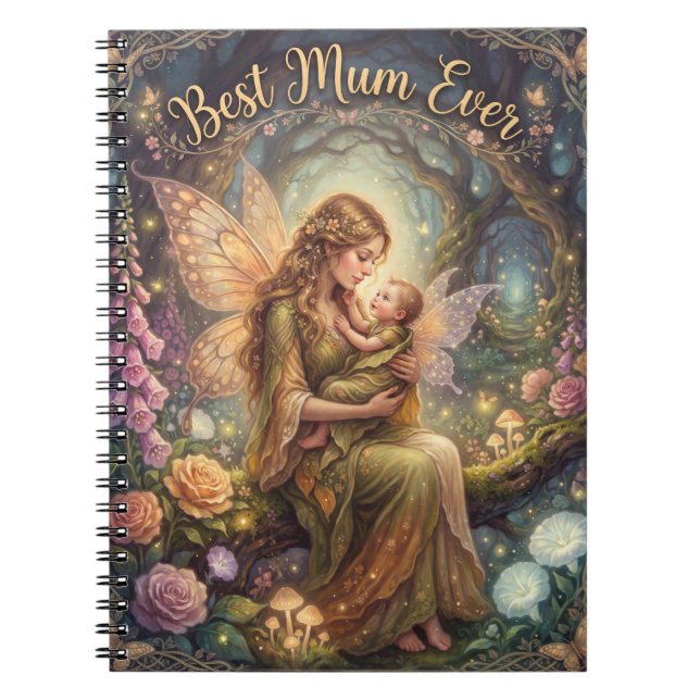 Carnet "Meilleure Maman de Tous les Temps" Illustration F (Devant)