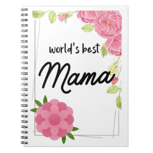 Carnet Meilleure maman du monde - Fête des mères