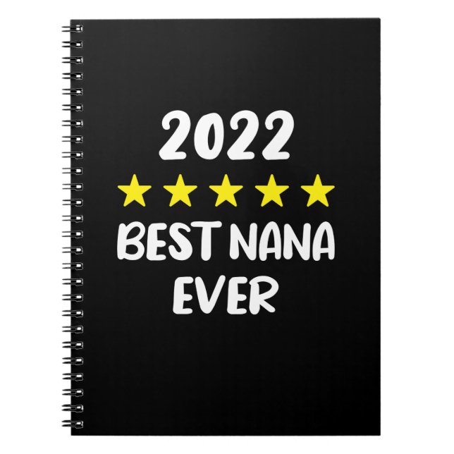 Carnet Meilleure Nana Ever Mothers Day 2022 5 étoiles Cla (Devant)