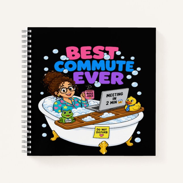 Carnet Meilleure Navette de Tous les Temps Drôle de Trava (Devant)