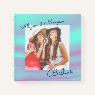 Carnet Meilleures amies, noms et photo DIY, agate sarcell