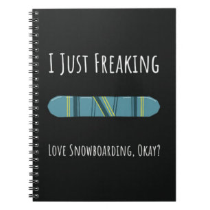 Carnet Meilleurs Cadeaux Pour Sport De Snowboard Hiver Sn
