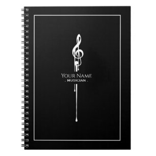 Carnet Mélange blanc Arbre Clé Noir