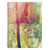 Mélange de médias vintages déversements d'encre de