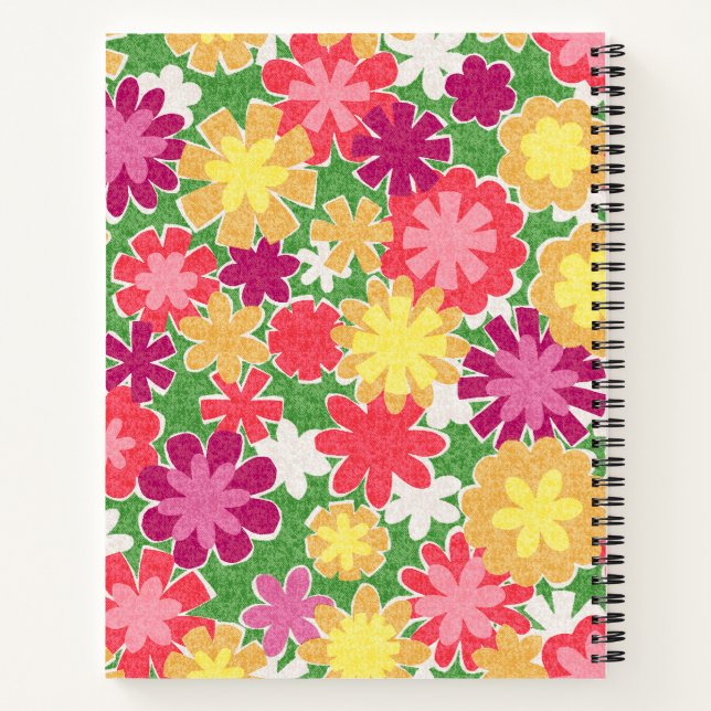 Carnet Mélange floral (Dos)
