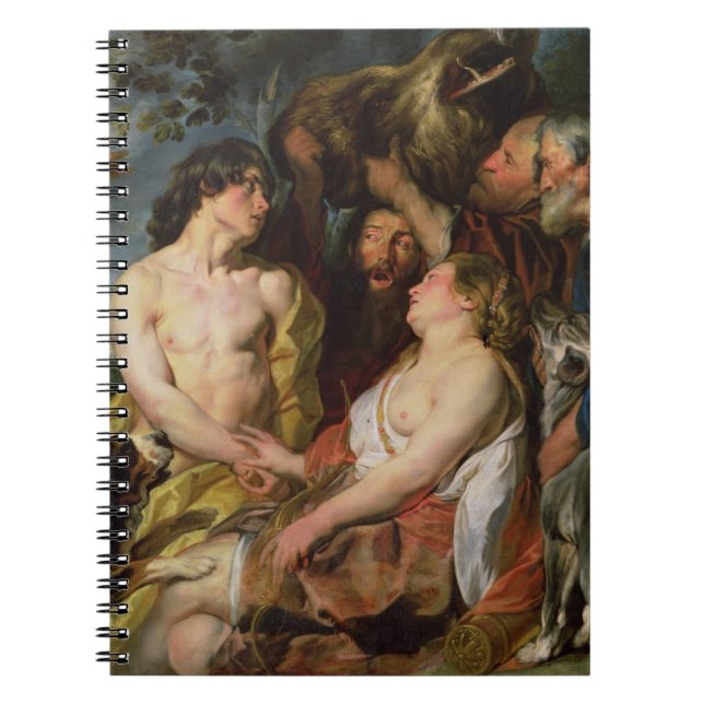 Carnet Meleager et Atalanta (huile sur la toile) (Devant)