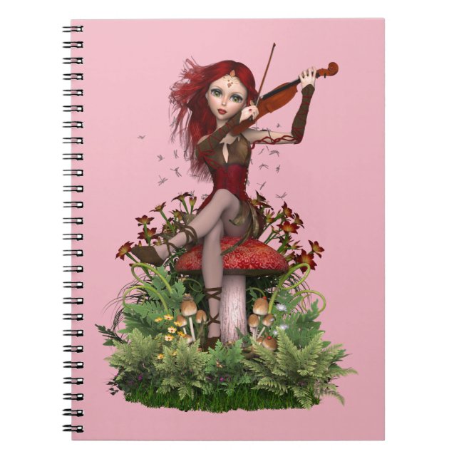 Carnet Mélodie féerique de corail de bonbon à ~ (Devant)