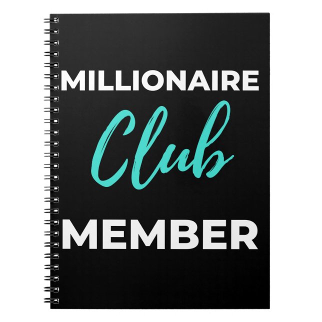 Carnet Membre du Club des Millionnaires (Devant)