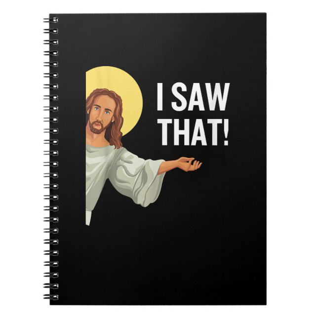 Carnet Mème drôle de Jésus que j'ai vu Cette citation chr (Devant)