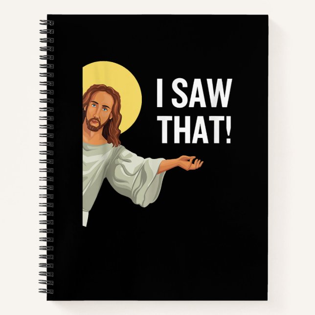 Carnet Mème drôle de Jésus que j'ai vu Cette citation chr (Devant)