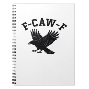 Carnet Mème drôle tendance F-Caw-F