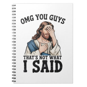 Carnet Meme Jésus OMG les gars ce n'est pas ce que j'ai d